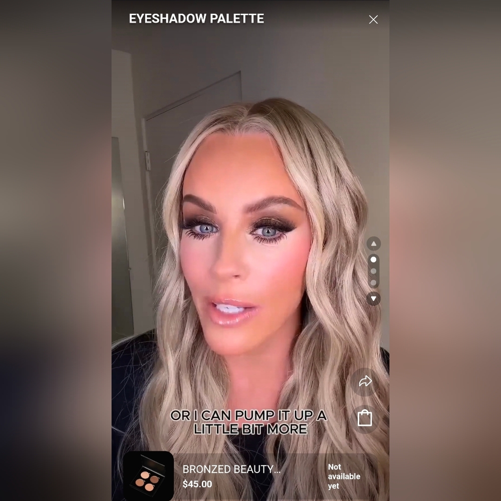 Jenny McCarthy Formless Beauty Eyeshadow Palette In Bronzed Beauty. NO TALC!